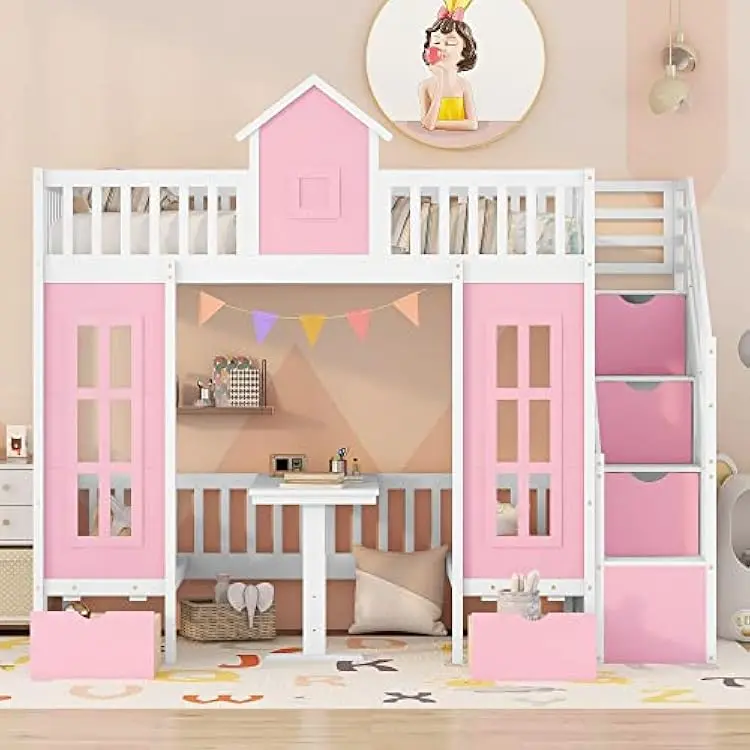公主主題雙層床
