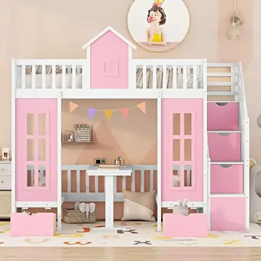 公主主題雙層床